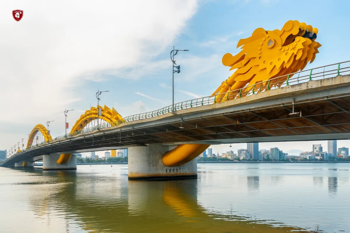 da nang city - dragon bridge