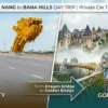 Private Da Nang to Ba Na Hills day trip starting from Dragon Bridge to Golden Bridge
