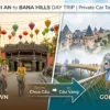 Private transport from Hoi An to Bana hills cable car and Golden Bridge
