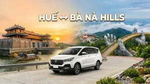 private car transfer 1 way hue to bana hills