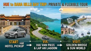 Private car tour from Hue to Bana Hills Golden Bridge
